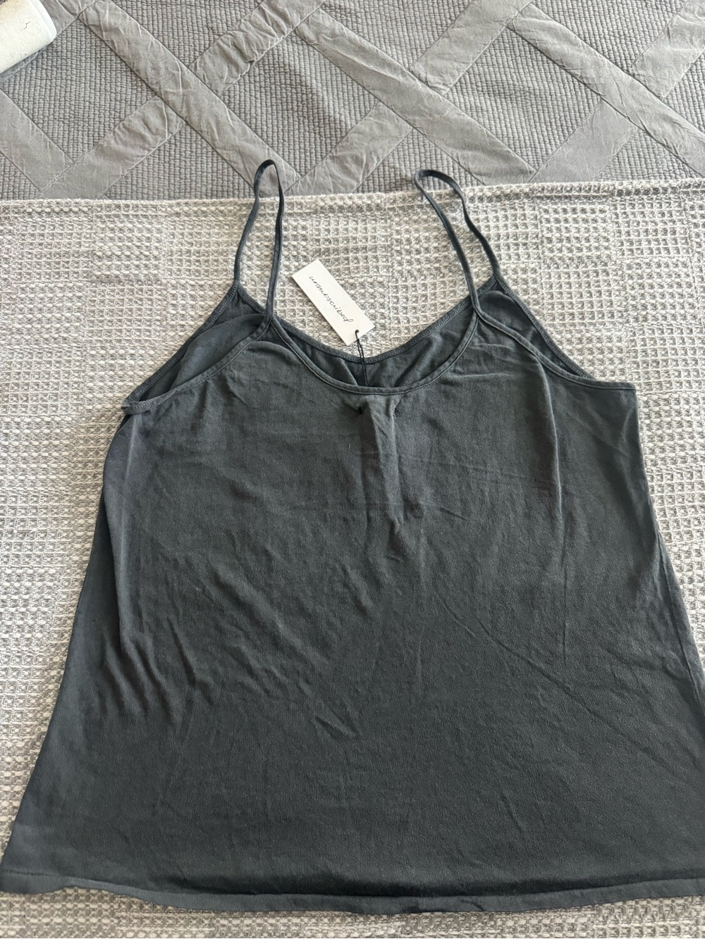 Unsubscribed Cami- Faded Black - Picture 2 of 4